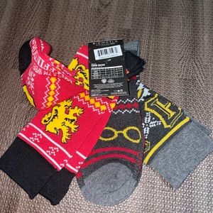 NWT Harry Potter Crew Socks